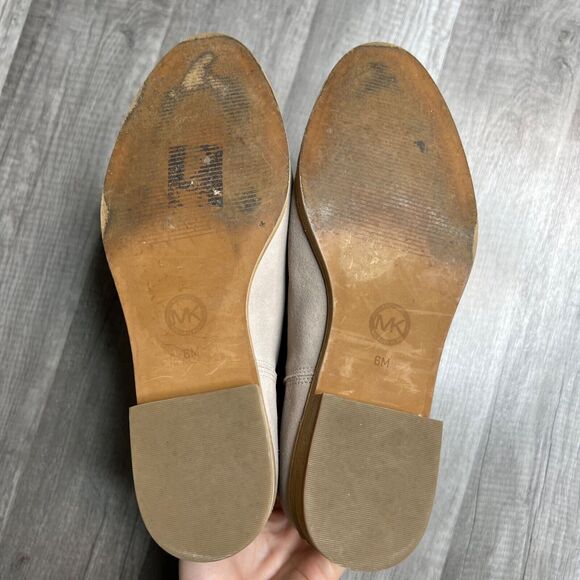 Michael Michael Kors Sunny Suede Laser Cut Boots Ankle Booties Size 6 - Picture 6 of 7